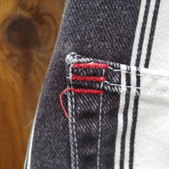 BDG Urban Outfitters Black and White Striped High Waist  Denim Jeans Women's 27 - Picture 7 of 7